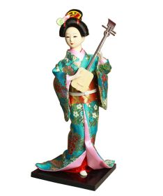 Japanese Geisha Doll Kimono Doll Oriental Doll Collectible Figurine Decor #06
