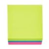Pen+Gear Sticky Notes Cube 3 x 3 Inch Multicolor Self-Adhesive Notepad 400 Sheets for Office School and Home Use