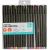 Pen+Gear Fine Liner Pens, Fine Tip, Assorted Colors, 18 Count