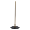 Dimond Black LED Table Lamp with On/Off Switch Round Metal Base