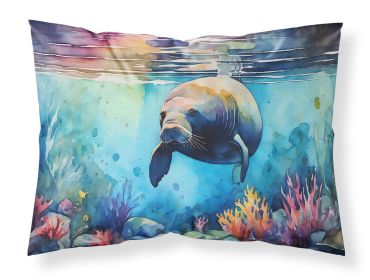 Manatee Standard Pillowcase Lightweight Super Soft Easy Care Decorative Artwork Pillowcase, Standard