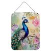 NEW Peacock Wall or Door Hanging Prints Aluminum Metal Sign Kitchen Wall Bar Bathroom Plaque Home Decor Front Door Plaque, 12x16, Multicolor