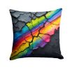 Resilience Pride Throw Pillow Machine Washable, Indoor Outdoor Decorative Pillow for Couch, Bed or Patio, 14Hx14W