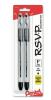 Pentel R.S.V.P. Ballpoint Pen Fine Line Black Ink 2 Pens Per Pack