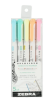 Zebra Pen Mildliner Double Ended Highlighter Fluorescent Colors 5 Count