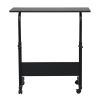 Removable P2 15MM Chipboard & Steel Side Table Black RT