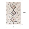 4'x5'6" Southwestern Faux Fur Indoor Rug