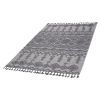 LOOM & LUXE Collection 4X6 White/Gray /Traditional Indoor/Outdoor Area Rug