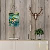 NEW Largemouth Bass Wall or Door Hanging Prints Aluminum Metal Sign Kitchen Wall Bar Bathroom Plaque Home Decor Front Door Plaque, 12x16, Multicolor