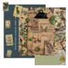 60 Sheets Memo Pad Sulfuric Acid Paper Material Book Vintage Collage Journaling Decoration School Stationery