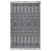 LOOM & LUXE Collection 4X6 White/Gray /Traditional Indoor/Outdoor Area Rug