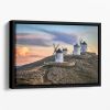 Molinos Al Viento Floating Framed Canvas