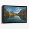 Magic Lake Floating Framed Canvas