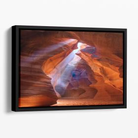 Pure Photodelight2 Floating Framed Canvas (Color: Black, size: 16" x 12" / 42cm x 30cm (approx))
