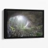 Peek To Heaven Floating Framed Canvas