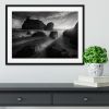 Sunbeams At The Coast Framed Print