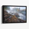 Autumn In Canada Floating Framed Canvas
