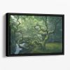 Japanese Tree Floating Framed Canvas