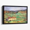 Around Gardanne by Cezanne Floating Framed Canvas