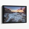 Sunstars Rocks Floating Framed Canvas