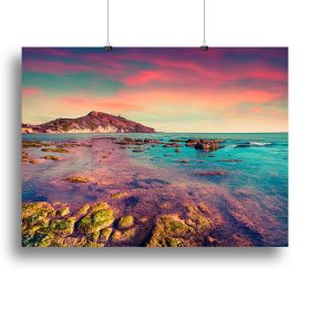 Spring sunset from the Giallonardo Canvas Print or Poster (Type: Standard Framed Canvas Print, size: 32" x 24" / 80cm x 60cm (approx))