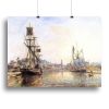 The Honfleur Port 2 by Monet Canvas Print or Poster