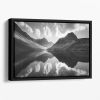 Mountain Reflection Floating Framed Canvas