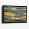 Colorful Palouse Floating Framed Canvas