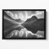Mountain Reflection Floating Framed Canvas