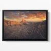 Badlands Bardenas Reales Floating Framed Canvas