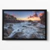 Sunstars Rocks Floating Framed Canvas