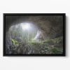 Peek To Heaven Floating Framed Canvas