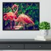 Pink flamingo close-up in Singapore zoo Framed Print