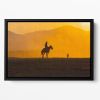 Mans Best Friends Floating Framed Canvas