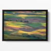 Colorful Palouse Floating Framed Canvas