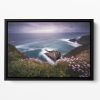 On The Edge Of The Cliff Floating Framed Canvas