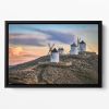 Molinos Al Viento Floating Framed Canvas
