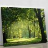 Aurora Snow Scene Canvas Print or Poster