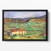 Around Gardanne by Cezanne Floating Framed Canvas